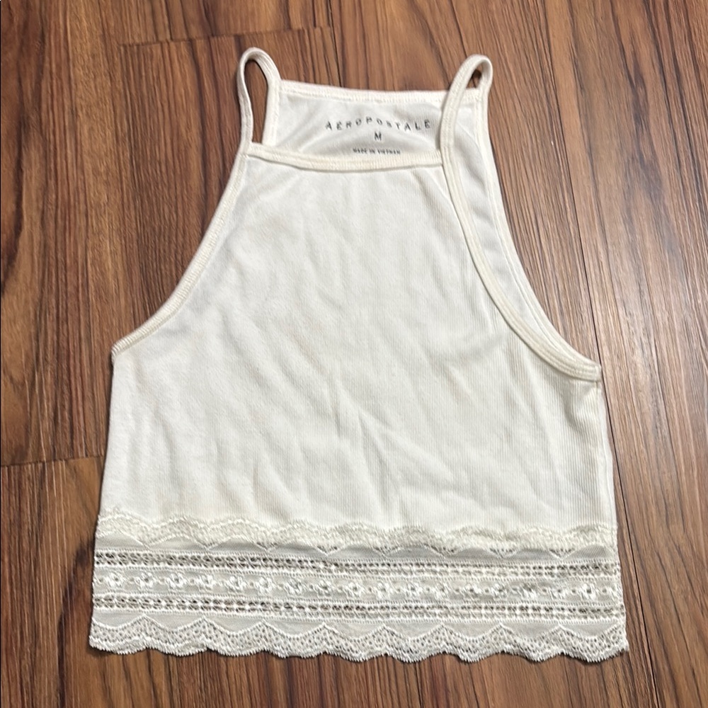 Aeropostale White Crop Top